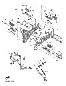 FJ1200 Soporte,apoyapie