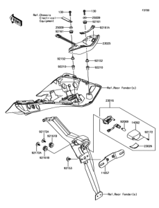 ZX1000 テールライト