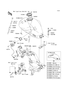 ER650 Топливный бак