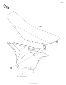 KX100 Сиденье