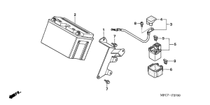 FMX650 Аккумулятор