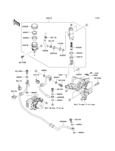 ZR800 Задний торм цилиндр