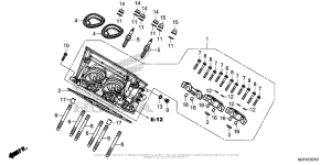  Головка цилиндров задняя