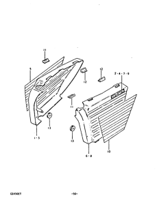 GS450 Обтекатель задний