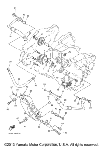WR250FX Масляный насос
