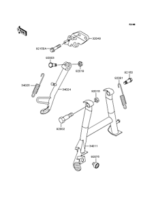 EX250 Подножка