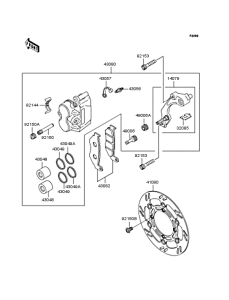  Передний тормоз