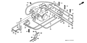 GL1500 Шланги, трубки