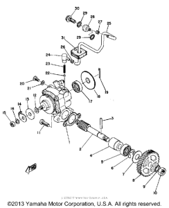 DT125A Масляный насос