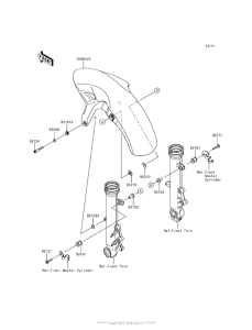 ER650 Крыло переднее