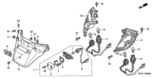 FES150 Taillight / rear fender
