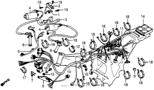 CX500 Wire harness + ignition coil