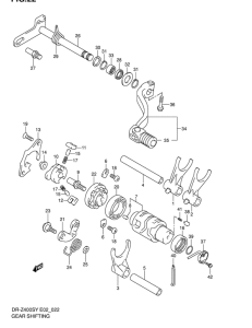 DR-Z400 Переключение передач