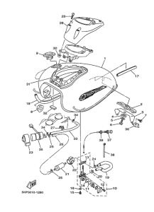 XVS400 ﾌﾕｴﾙﾀﾝｸ