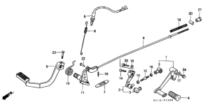 CB125T Change pedal / brake pedal