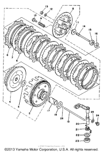 DT175F Сцепление