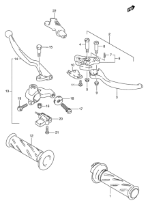 TU250 Рулевой рычаг