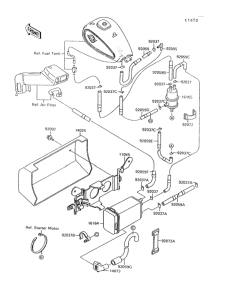 VN1500 Испарительная система топлива