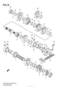 RM-Z250 Трансмиссия