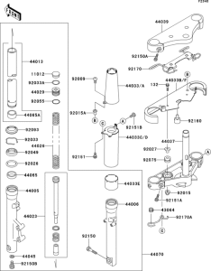 VN800 Front fork(1 / 2)