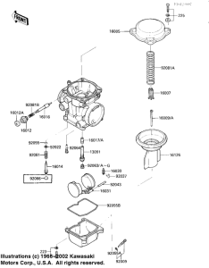 ZX900 Детали карбюратора