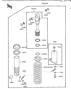  Абсорбер удавный в сборе задний