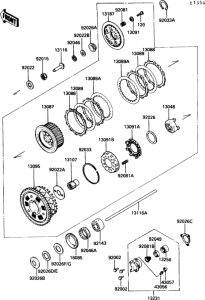 ZG1200 Clutch(1 / 2)(zg1200-b1 / b2 / b3 / b4)