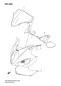 GSX1300R Cowling body