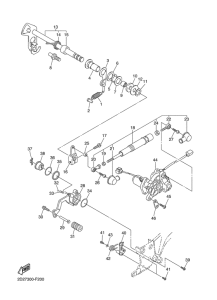FJR1300AS Вал переключения
