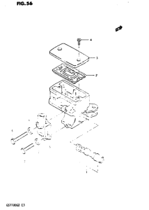 GS1100 Передний тормозной цилиндр