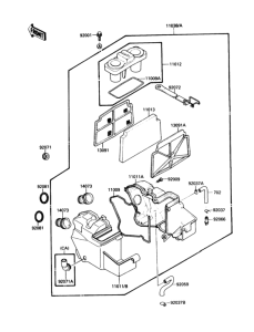 EX250 Воздушный фильтр