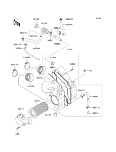 ER500 Воздушный фильтр