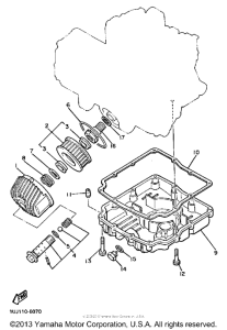 YX600TC Маслянный фильтр