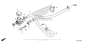 CRF250L (ABS) Air Injection Solenoid Valve