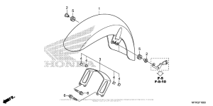 VT1300CR Front Fender (1)