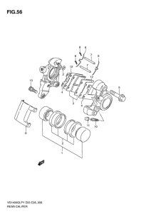 VS1400 Задний суппорт