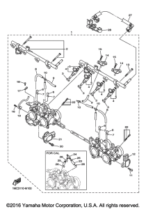 FJR1300AE Впускная система 2