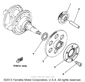 XV250 Муфта стартера