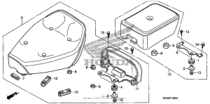 CMX250C Сиденье