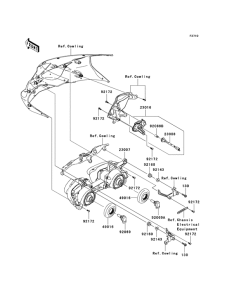 ZX600 Phare