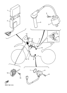 WR400F Электрика 1