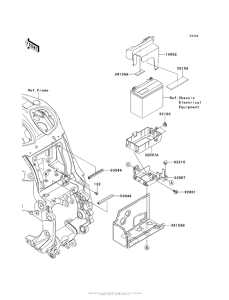 ZG1400 Короб для АКБ