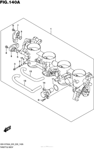 GSX-S750 (ABS) Корпус Дросселя