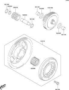  Муфта стартера