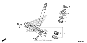 CTX700N DCT Траверса нижняя