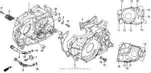 XR650L Картер двигателя