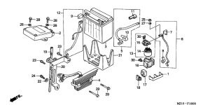 CBX750P2 Аккумулятор