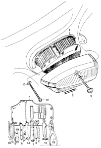 CA110 Air cleaner + tools