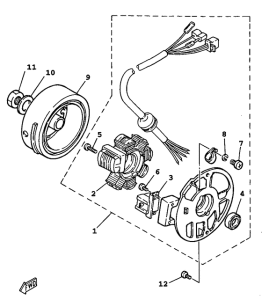 YW100E Starter generator