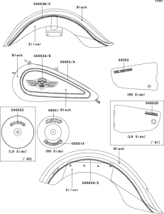  Decals(black / silver)(vn1500-n1h / n2h)